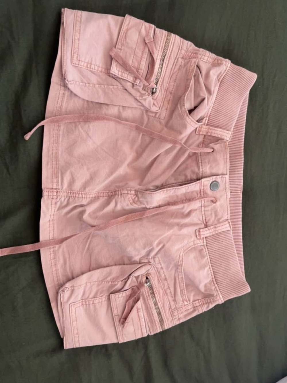 American Eagle Outfitters Blush Pink Cargo Mini Skirt
